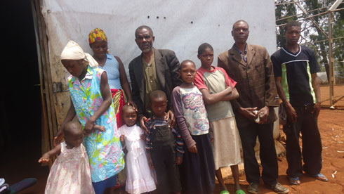 Abanyarwanda batahutse bava muri Congo kuri uyu wa 13/08/2013.