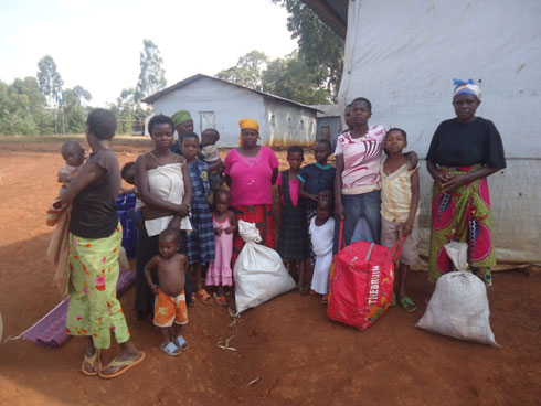 Aba Banyarwanda batahutse kuri uyu wa kabiri tariki 26/06/2013.