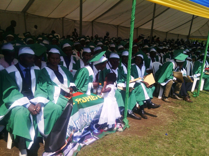 Abanyeshuri 709 bo muri INES-Ruhengeri barangije mu mashami ane.