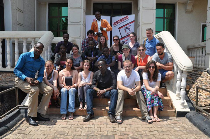 Abanyeshuri biga muri kaminuza ya Carleton University basuye Kigali Today Ltd.