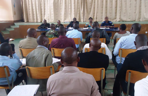 Abayobozi batandukanye bitabiriye inama y