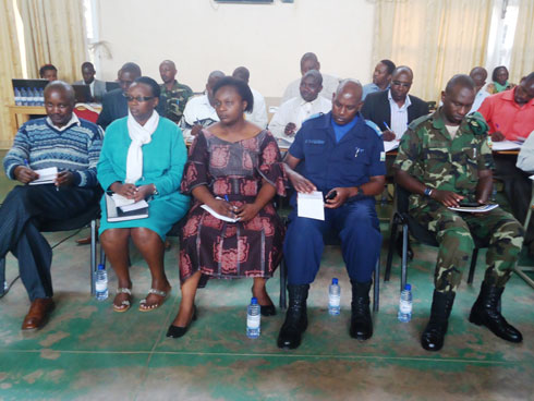 Abayobozi mu nzego ztandukanye z'akarere bitabiriye ibiganiro bya "Ndi Umunyarwanda".