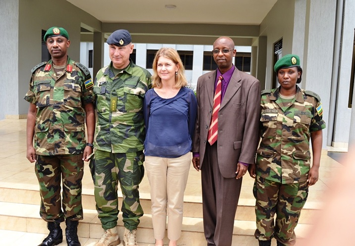 Abayobozi ba Rwanda Peace Academy n