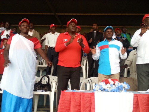 Abayobozi batandukanye nabo bari bitabiriye ukwamamaza k'umuryango FPR.