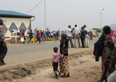 Ku mupaka wa Rubavu na Goma hanyura benshi bajya kwiga muri Kongo