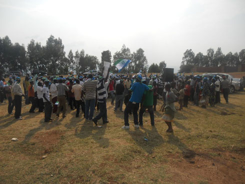 Kwamamaza PSD mu karere ka Kamonyi byitabiriwe n