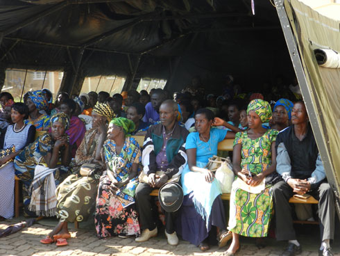 Abo ni bamwe mu bavuwe mu cyumweru cya Army week muri Rwamagana.