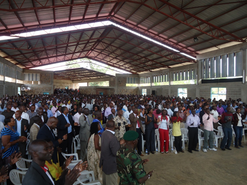 Inzu mberabyombi ya Gashora Gilrs Academy yari yakubise yuzuye.