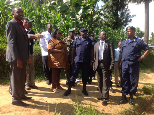 Aha basuraga ikibanza kizubakwamo ikigo cyo kurwanya ihohoterwa rishingiye ku gitsina.