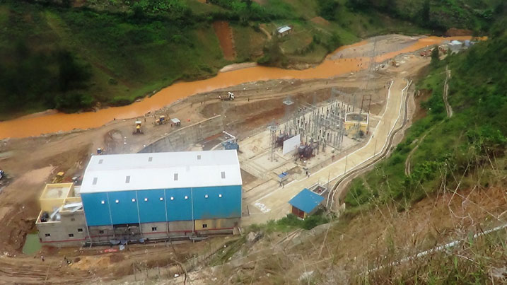 Aha niho hubatse imashini zizajya zitanga umuriro w'amashanyarazi.