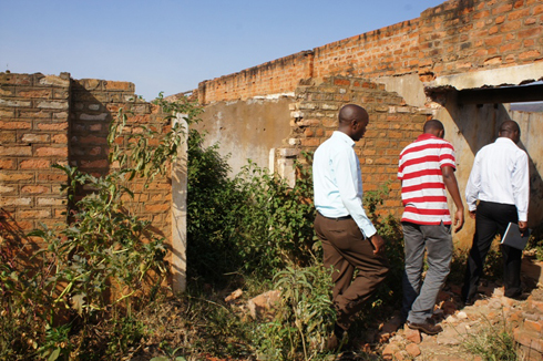 Ahahoze ari mu rwambariro rwa sitade.