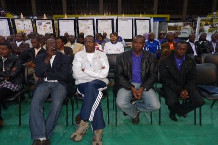 Aha ni muri stade ntoya i Remera hari mu ijoro ryo kwibuka abari abakunzi b'imikino umwaka ushize.