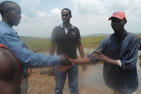 Aha Umurundi yahabwaga ikaze mu Rwanda.