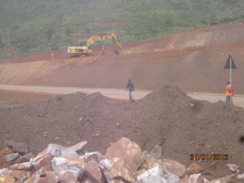 Mu ruzinduko rwabo baneretswe ahagiye kubakwa ikiraro cya Rusumo.