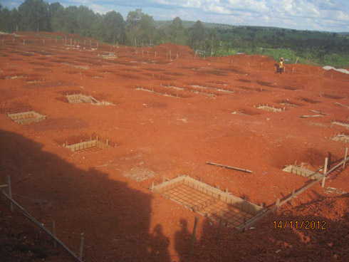 Ahari kubakwa inyubako z