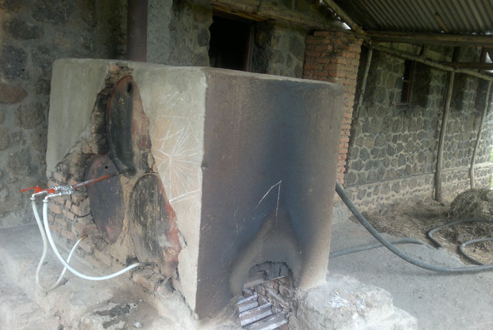 Aho bashyira imigina y'ibihumyo kugira ngo ivemo microbes.