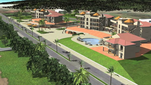 Kivu Belt ishyizwe mu bikorwa, mu karere ka Rubavu hakubakwa amazu menshi meza.