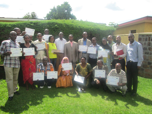 Abakuriye federasiyo z'amakoperative atandukanye bahuguwe ku gukora ubuvugizi.