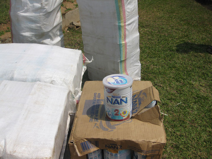 Amakarito 40 y'amata y'ifu yo mu bwoko bwa NAN niyo yafashwe adasorewe.