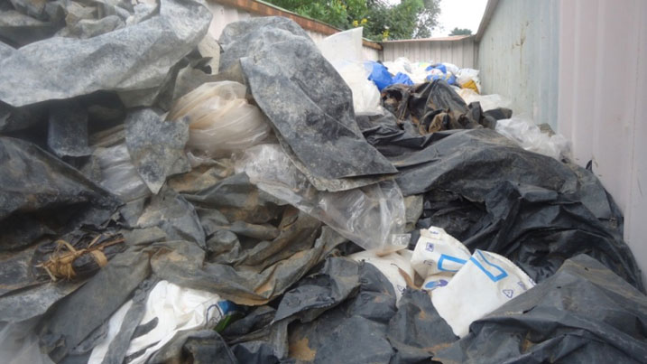 Amashashi yafatiwe ku mupaka wa Kagitumba kera ari mu kontineri.