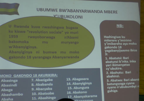 Amateka agaragaza ko Abanyarwanda bari bunze ubumwe mbere y
