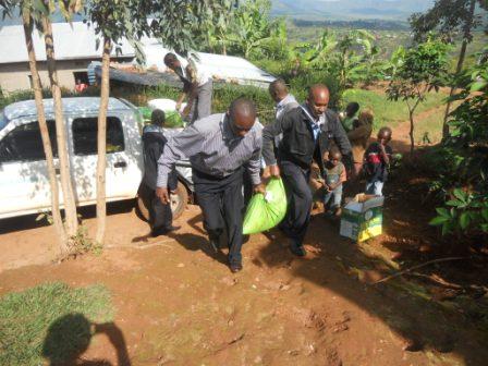 Babazaniye inkunga y'ibyo kurya.