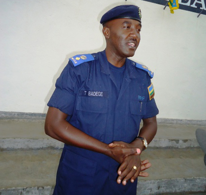 Theos Badege yahawe ipeti rya Assistant Commissioner of Police.