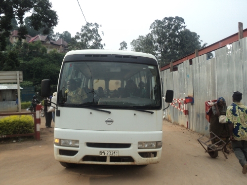 imodoka yabazanye ikinjira mu Rwanda.