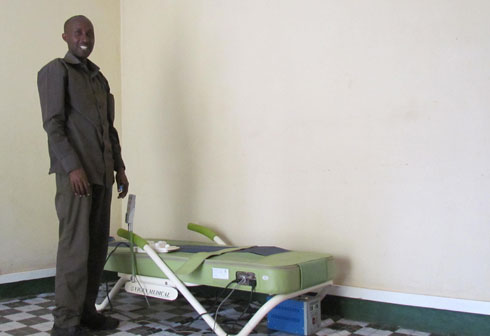 Bahizi Emmanuel umuyobozi wa Vigen massage ya Gicumbi.