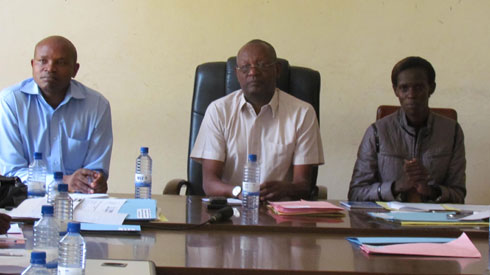 Bamwe mu bagize APNAC-Rwanda mu biganiro nabayobozi b