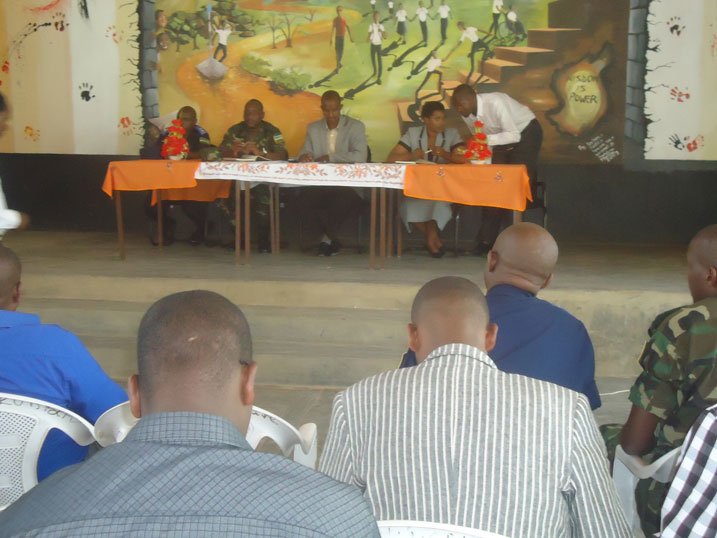 Bamwe mu bari bari muri iyi nama itaguye y