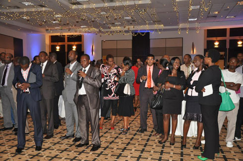 Bamwe mu bari bitabiriye ibirori.