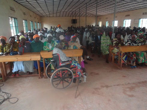 Bamwe mu bari bitabiriye icyumweru cy