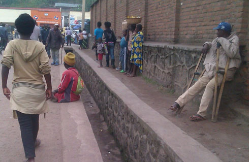 Bamwe mu gusabiriza babigize umwuga ku buryo badashobora kugira ikindi bakora.