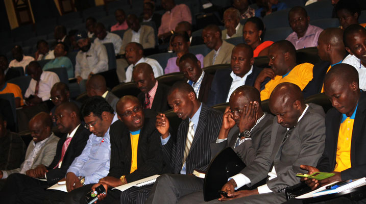 Bamwe mu basora bitabiriye gutangiza umunsi wabo.