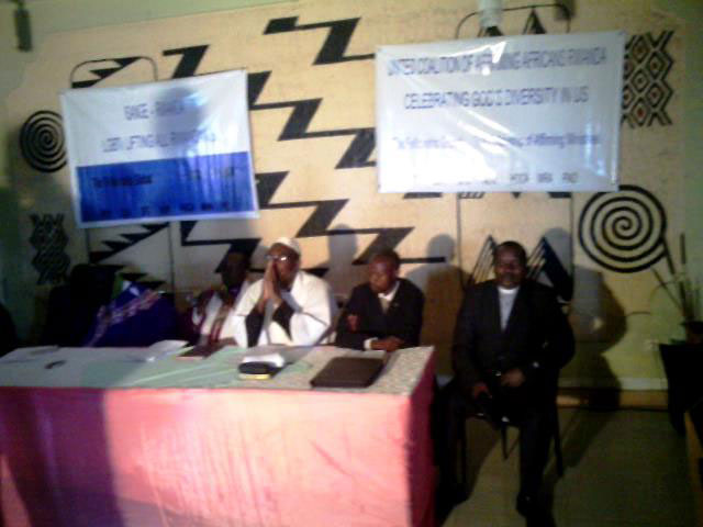 Bamwe mu bayobozi b'igiterane harimo abavuye Uganda, Amerika n'i Kigali.