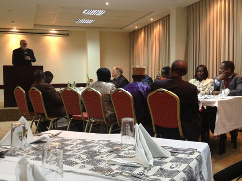 Bamwe mu bayobozi bakuru bari bitabiriye uyu muhango.