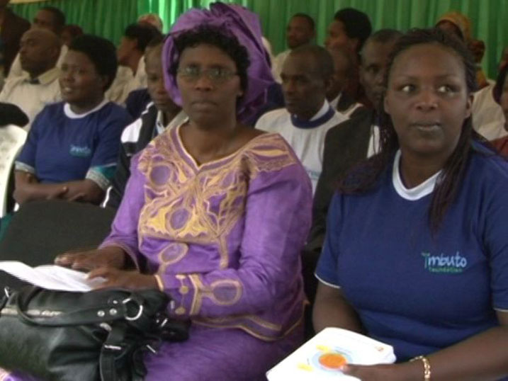 Bamwe mu bayobozi bifatanyije n