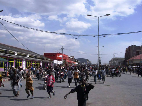 Bamwe mu bigaragambya baregwa kuba aribo bishe Abanyarwanda no kubahohotera.