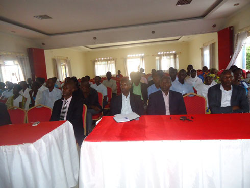 Bamwe mu bitabiriye imurikabikorwa rya EWSA.