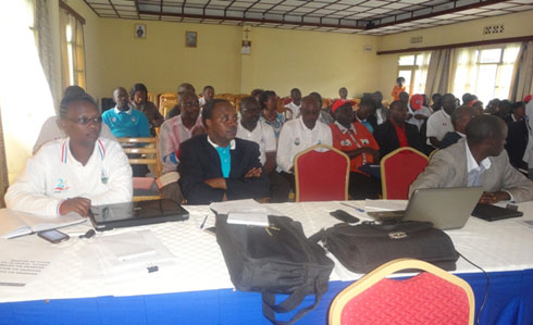 Bamwe mu bitabiriye amahugurwa ya FPR-Inkotanyi i Musanze.