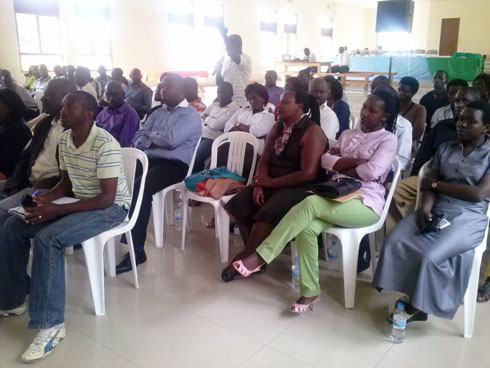 Bamwe mu bitabiriye ibiganiro bya « Ndi Umunyarwanda » mu Ntara y'Iburengerazuba.