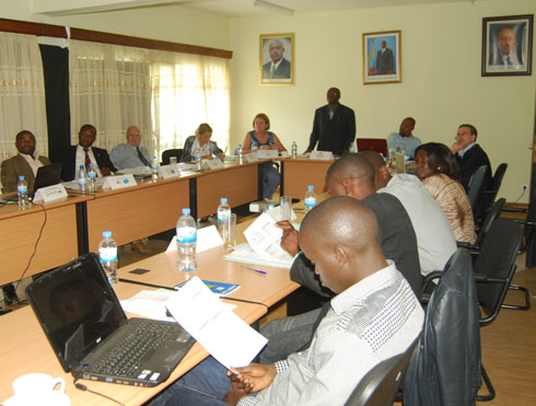 Bamwe mu bitabiriye inama nyungurana ibitekerezo ku byateza imbere urubyiruko muri CEPGL.