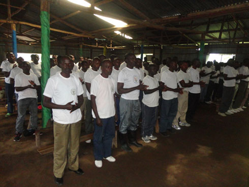 Bamwe mu bitandukanyije na FDLR bashoje amahugurwa.