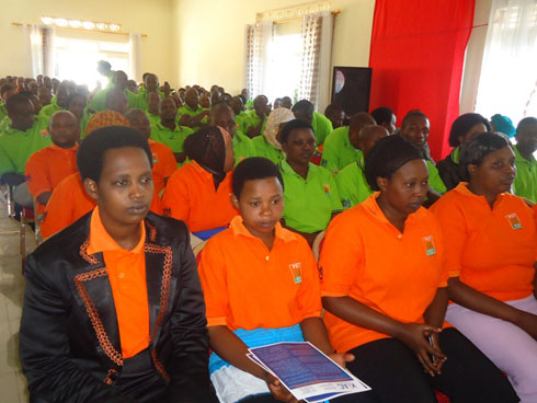 Bamwe mu bikorera bo mu karere ka Kayonza.