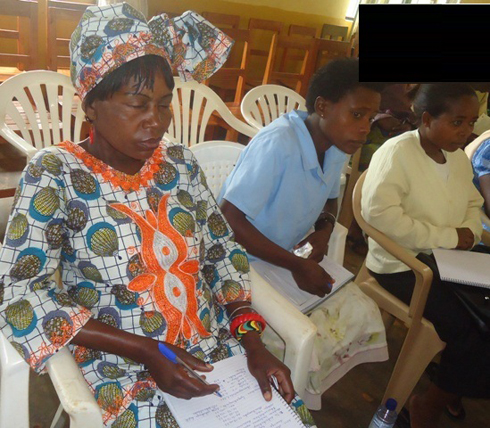 Bamwe mu bahagarariye Indaya zo mu karere ka Nyamasheke.