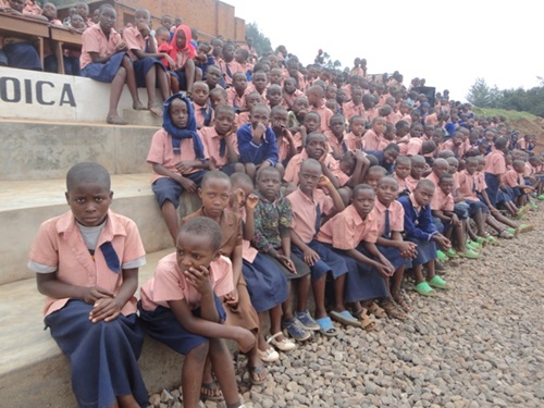 Bamwe mu banyeshuri biga kur iki kigo.