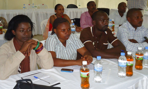 Bamwe mu bitabiriye iyo nama mu karere ka Bugesera.