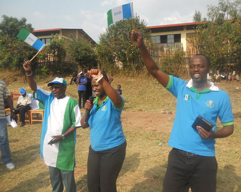 Abakandida batatu ba PSD beretswe abaturage mu karere ka Kamonyi.