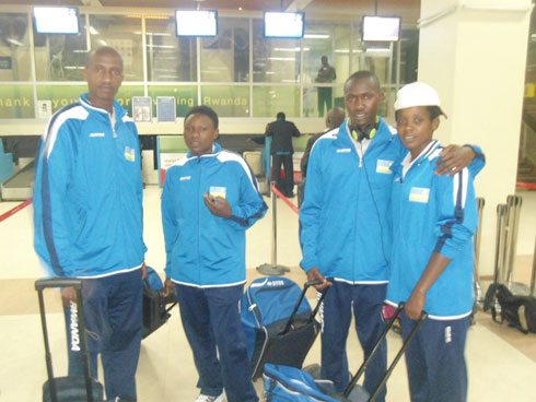 Ntagengwa Olivier, Nzayisenga Charlotte, Mugabo Thierry na Denyse Mutasimpundu ku kibuga cy